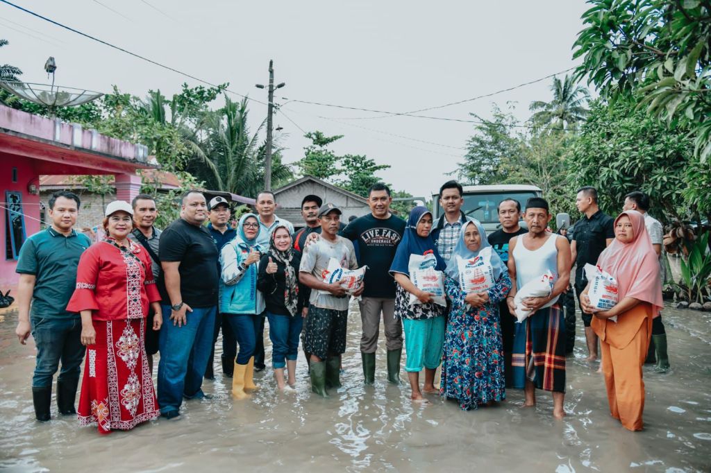 Ribuan Rumah Warga dan Ratusan Hektare Sawah Terendam Banjir, Pj Bupati Batu Bara Tetapkan Status Tanggap Darurat